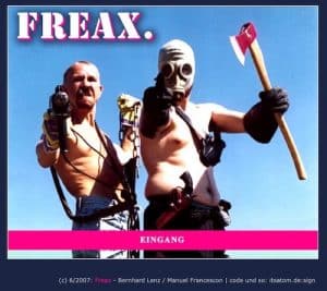 Freaxxx.de - Screenshot der Webseite